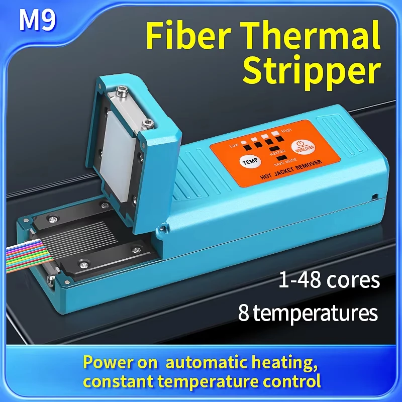 AUA-M9 Heated Optical Fiber Thermal Stripper Pliers - Hot Stripper Slitter Ribbon for Wire Stripping