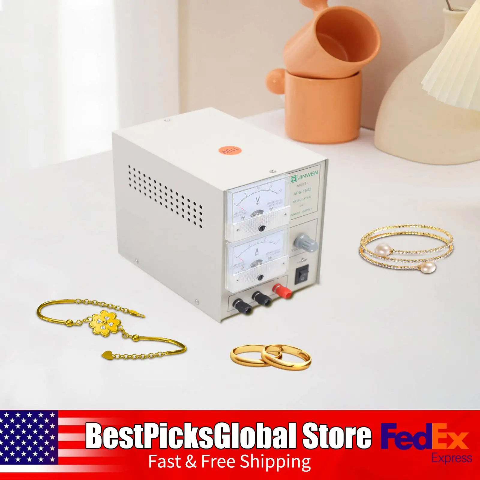 

1503 Gold Plating Machine, Electroplating Machine for Jewelry, Professional Tool for Jewelry Making, Repair and Coating
