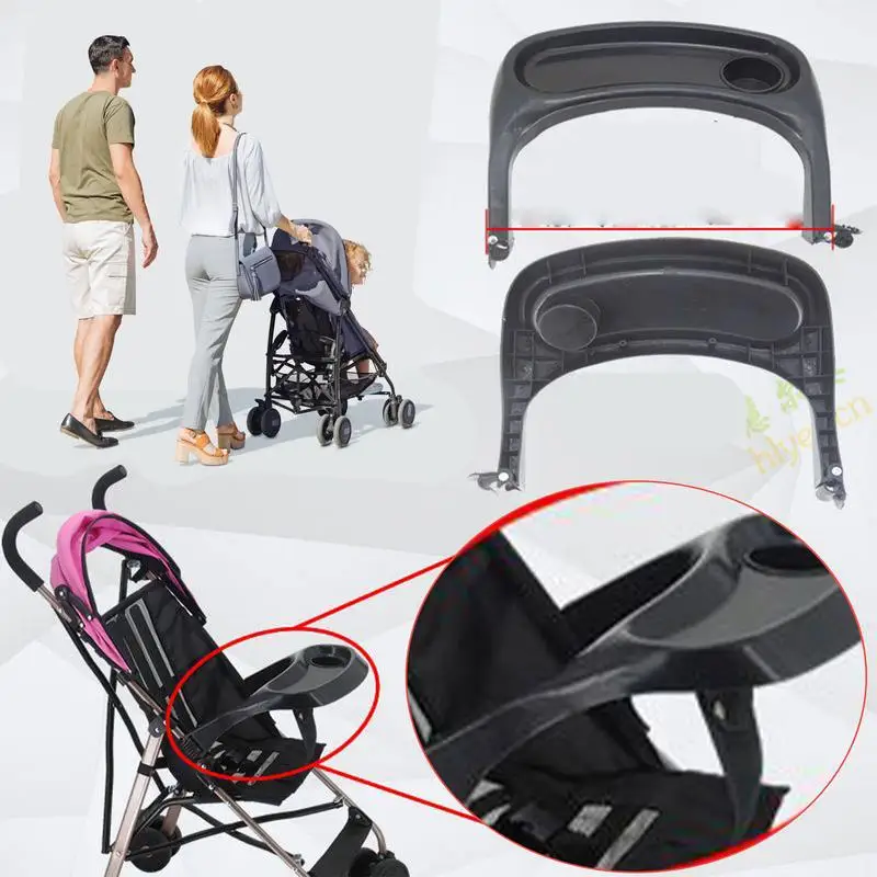 Kinderwagen Diner Plaat Accessoires Handsteun Schotel Benodigdheden Voor Peuter Meisjes Jongens Melkfles Bekerhouder Bevestiging