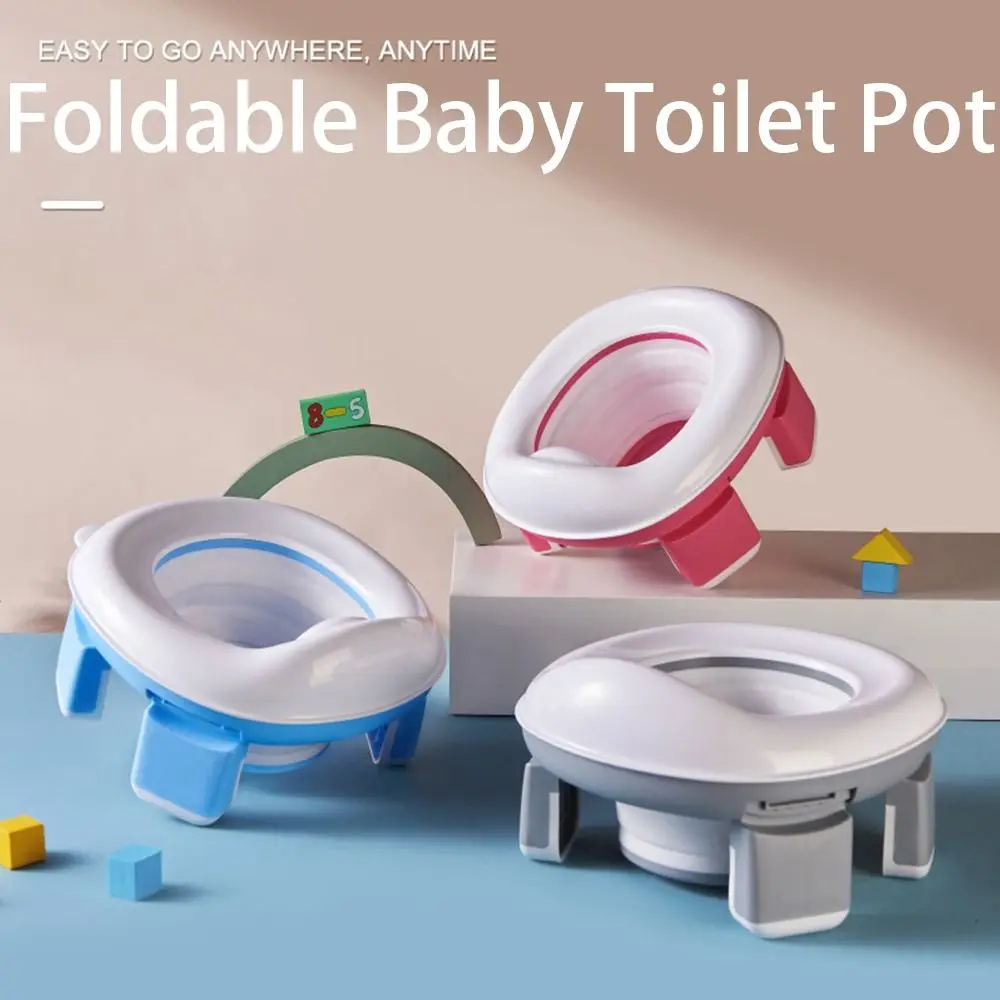 

New Foldable Baby Toilet Pot 3 in1 Multifunction Children's Potty Training Seat Portable Travel Toilet Seat WC