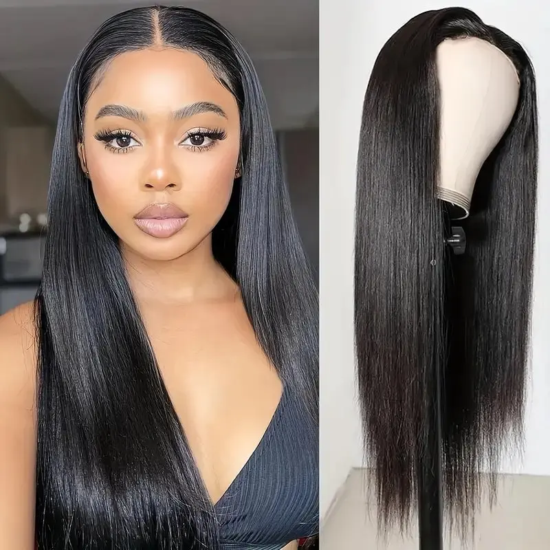 Rosabeauty Straight Nature Color Lace Front Wig Human Hair 13x6 250% Density 30 40 Inch 13X4 Frontal 5X5 Glueless Wigs For Women