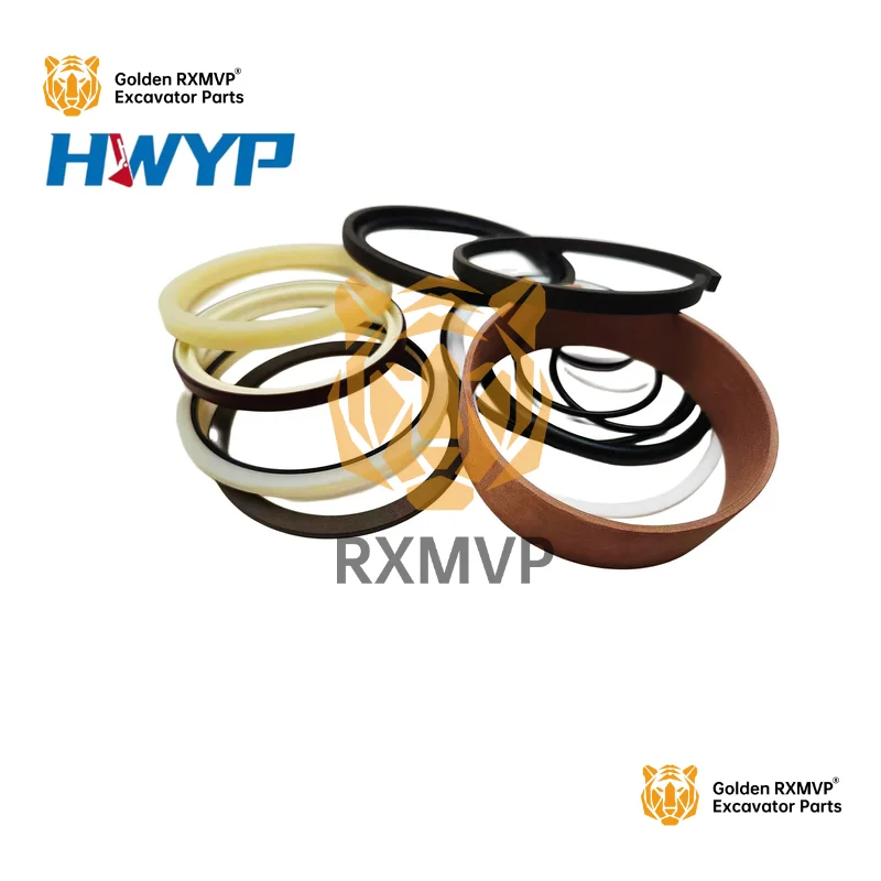 For Volvo Ec240b Piston Seal Kit 14612137 14612138 Hydraulic Bucket Cylinder 14612139 14612140 Ew160 Ec460b Ec700 Excavator