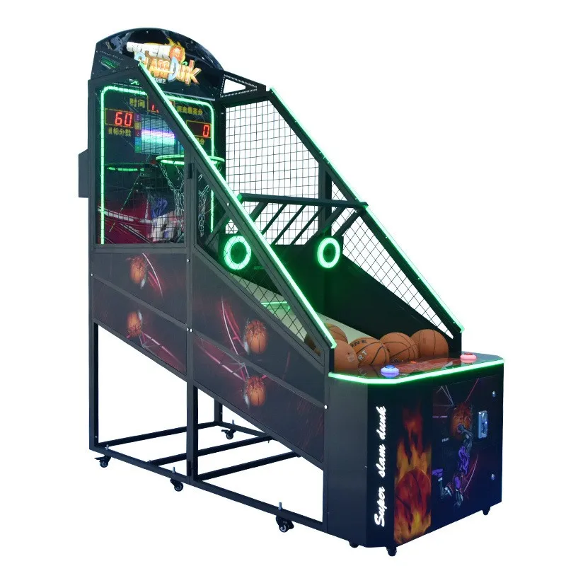 Coin Operated Machine Street Basketball Shooting Game Machine Electric Foldable Basketball Game