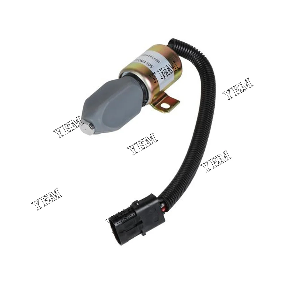 Brand-332/J5060 Fuel Solenoid JS130 JS160 JS180 JS240 JS260 JS330 24V For JCB Parts