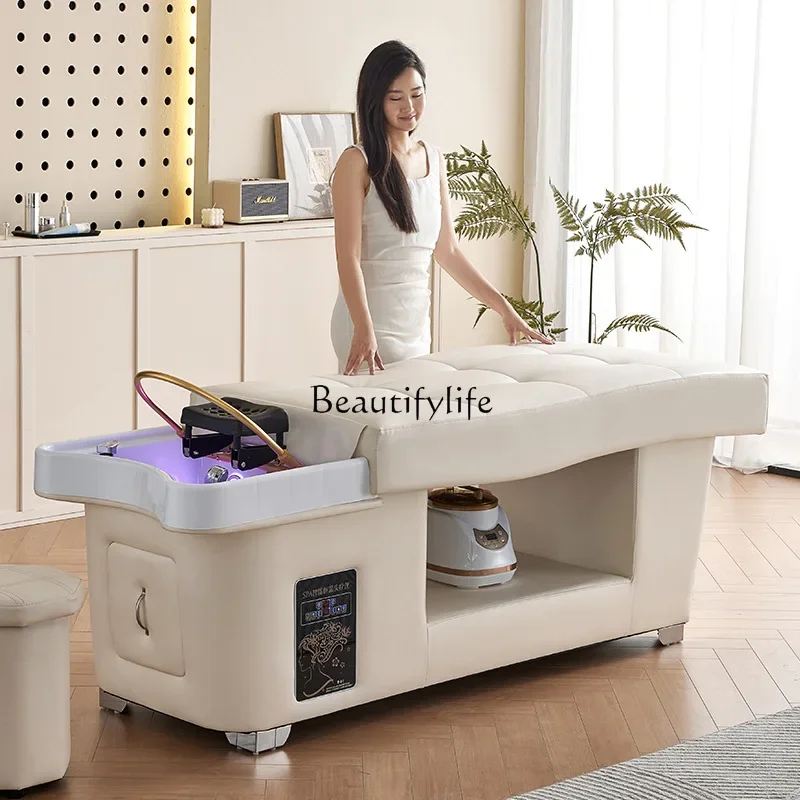 

02Thai style shampoo bed massage bedside therapy bed