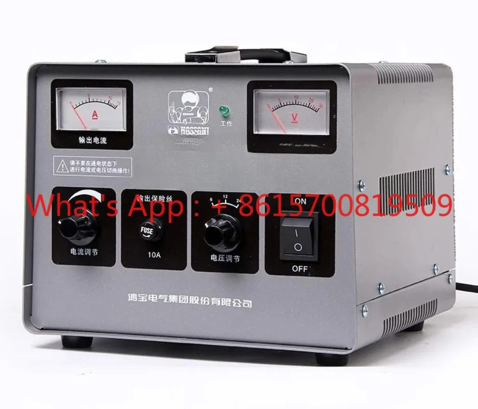 GCA silicon rectifier charger manual input AC output DC 24V100A car battery charger