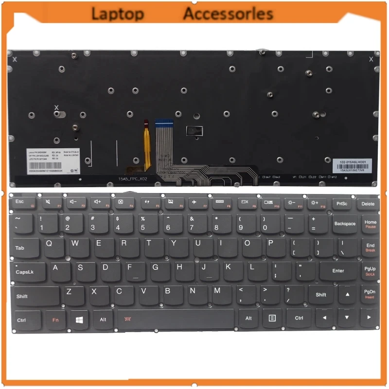 Клавиатура США для Thinkpad X1 Yoga 2-го поколения 2 2017 X1 Yoga 3-го поколения 3 2018 3ND TP00076D Клавиатура США для Thinkpad X1 Yoga 2-го поколения 2 2017 X1 Yoga 3-го поколения 3 2018 3ND TP00076D