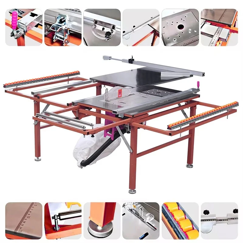 About High Quality Automatic Small Wood Cutting Band Saw Precision Furniture Panel Saw Machine for Woodworking&