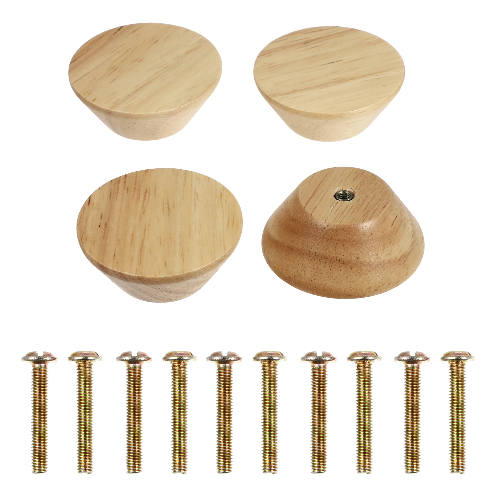 

4pcs Solid Wardrobe Handles Cabinet Pulls Knobs Durable Furniture Drawer Furniture Pulls Cupboard Door Hardware