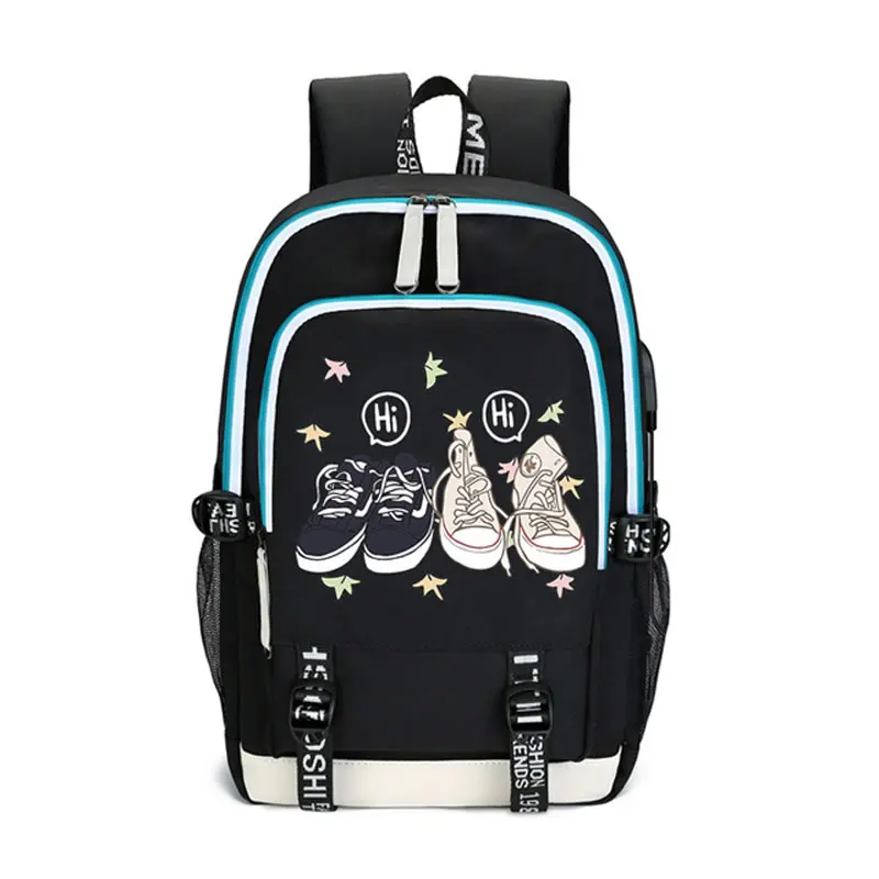 Black Backpack For Kid School Bag Pink