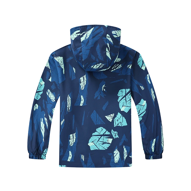Dubbped Kids Waterproof Jacket Spring Kids Outerwear Coats Cute Graffiti For Boys Girls Windbreaker Rian Coat 4-12Y