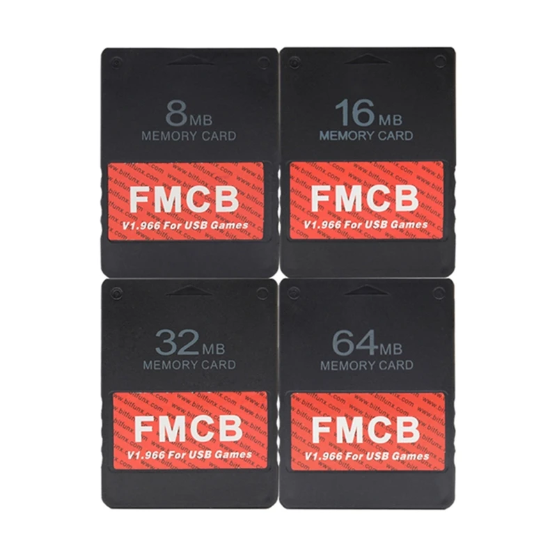 

Game Storage Card Retro Video Gaming Memory Cards for FMCB V1.966 Memory Card Console Support for Chip PS1 for PS2 Conso