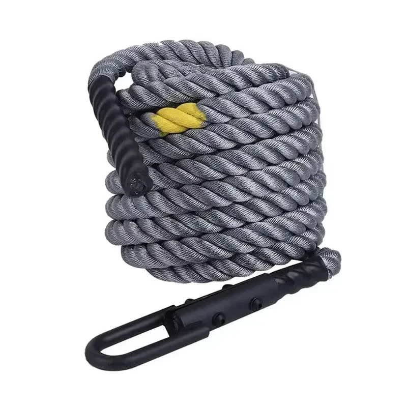 Compact 38mm 9m 12m 15m battle rope, lightweight strength training rope, suitable for gym fitness workout solution
