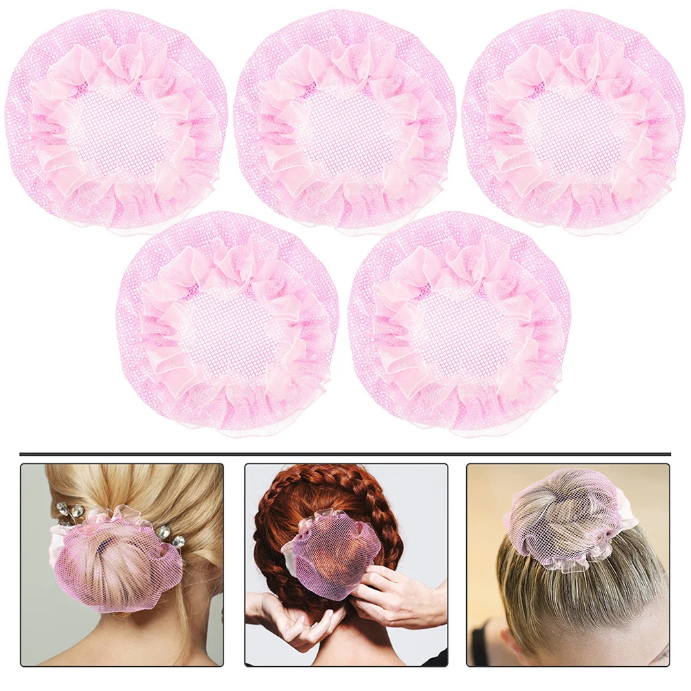 

10pcs Cover Mesh For Women Ballet Hair Accessories Gymnastics Bun Net Invisible Soft Reusable Hairnet Dance Bun Holder Styling