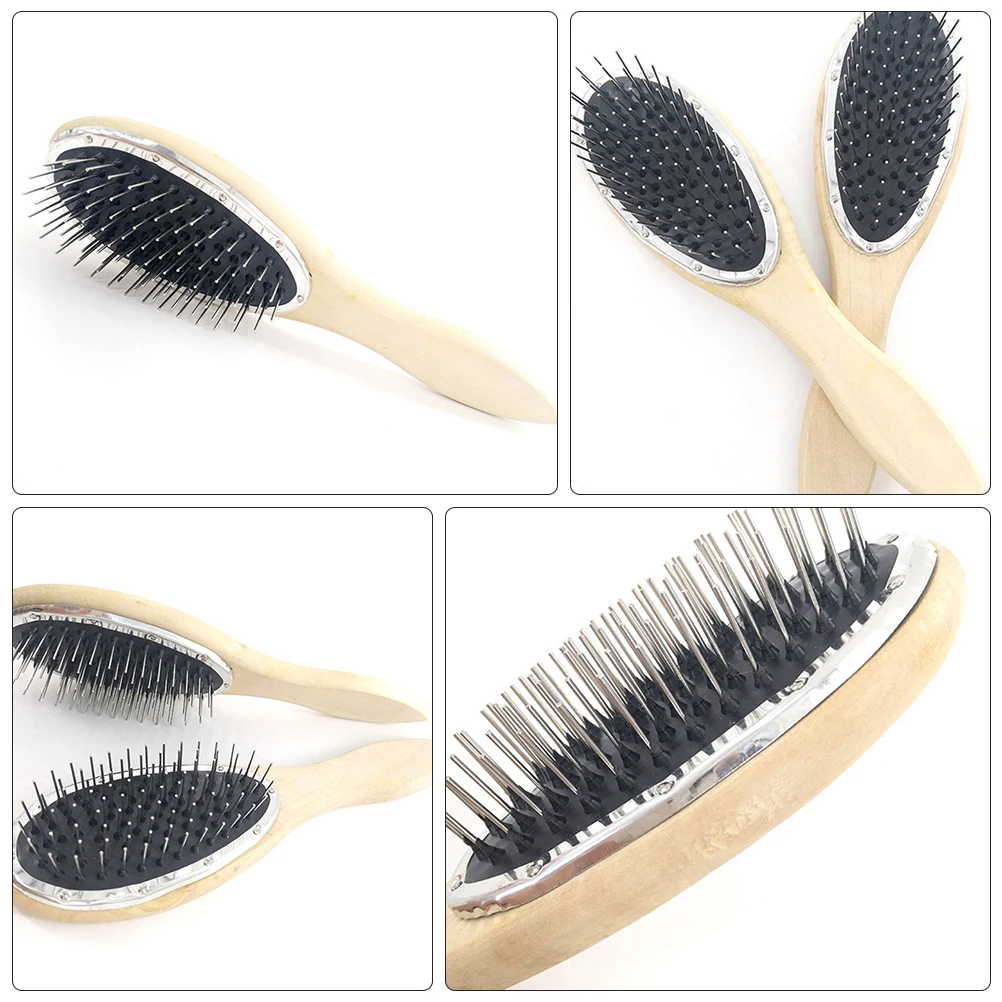 

Large Steel Comb Durable Smoothing Anti static Design Easy Hold Operate Lightweight Portable Gift Barber Combs Hairdressing