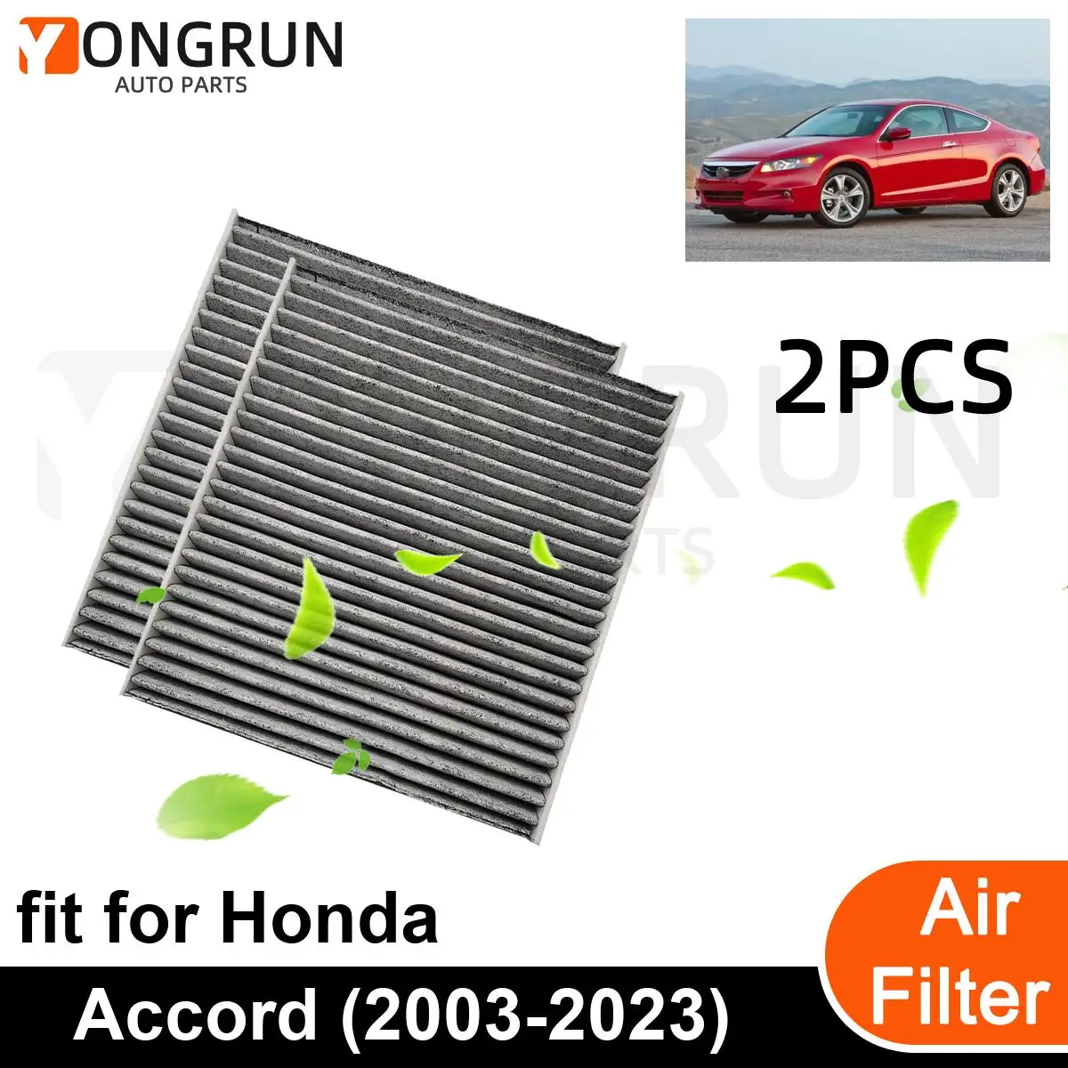 2PCS Engine Air Filter for Honda Accord 2003-2023 Car Accessories OEM CF10134