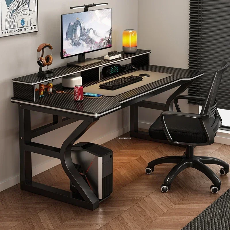 Wrought Iron Computer Desks Office Furniture Home Desktop Office Desks European Simple Student Writing Desk New Gaming Table GM