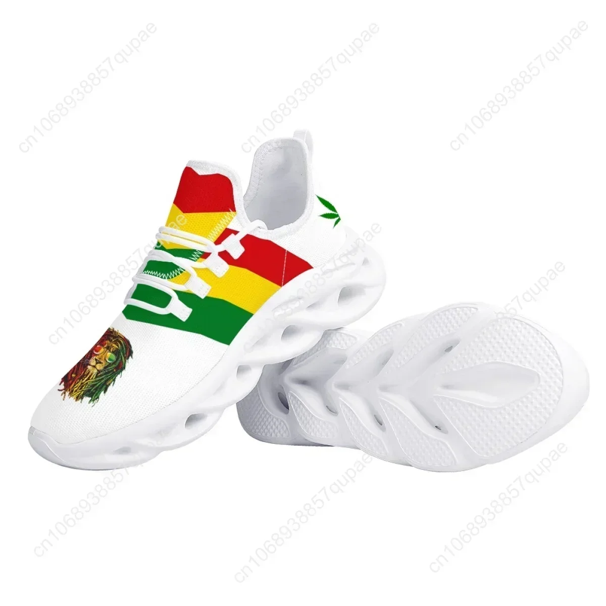 Reggae Lion Of Judah Printed Flats Sneakers Violator Pattern Mens Womens Sports Shoes High Quality DIY Sneaker Custom Made Shoe 4