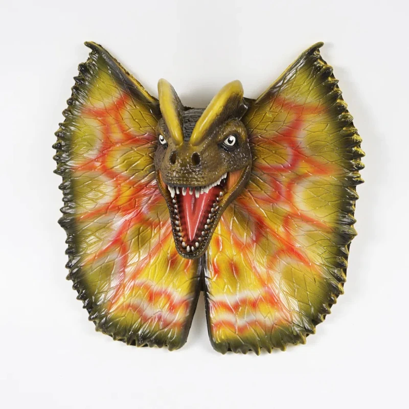 

Dinosaur Wall Mounted Sculpture 3D Wall Bursting Hanging Dinosaur Head Resin Dinosaur Head with Claws Home Decor