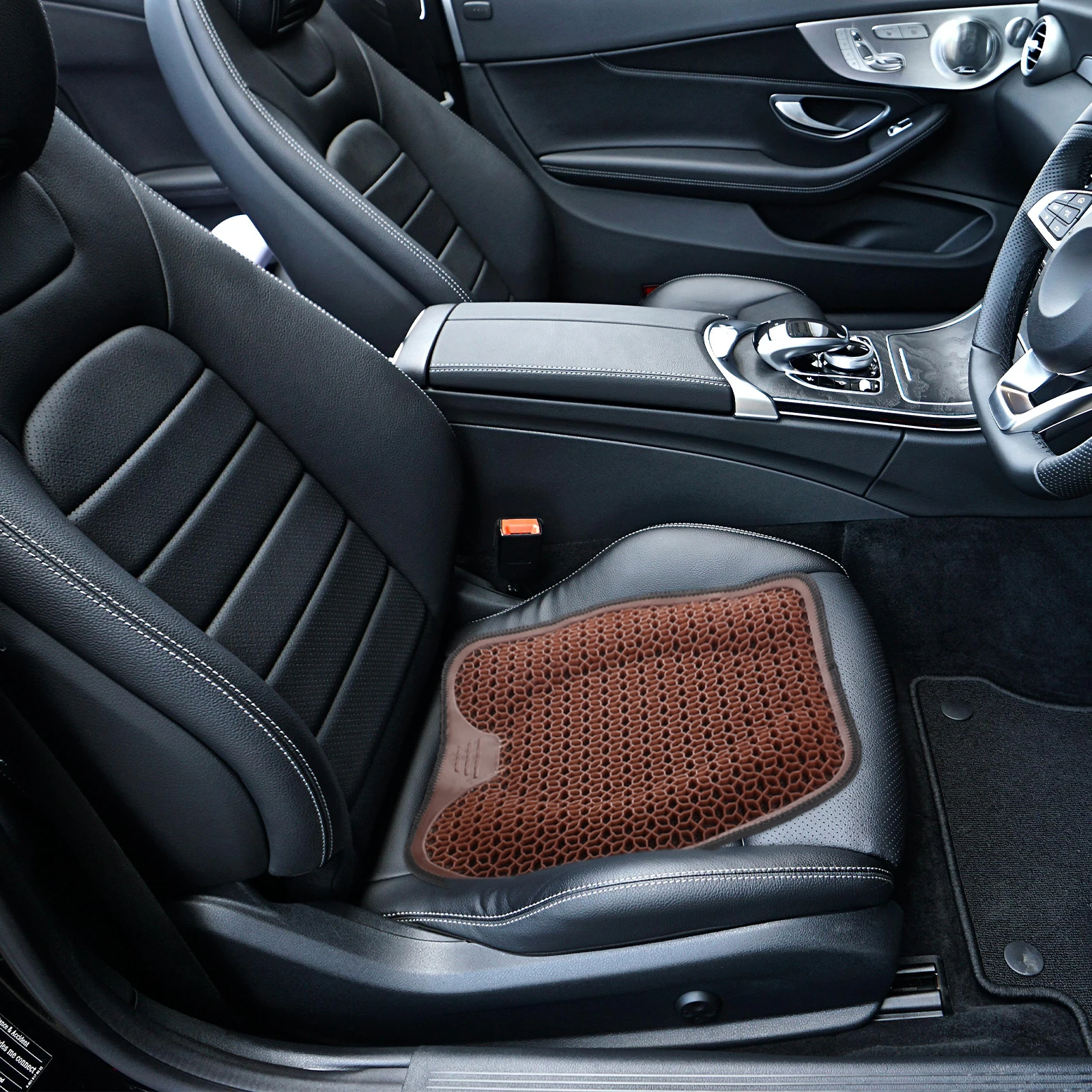 

Универсальная дышащая подушка для автомобильного сиденья, гелевая охлаждающая подставка, противоскользящая передняя и задняя защита автомобильного сиденья, летний комфорт