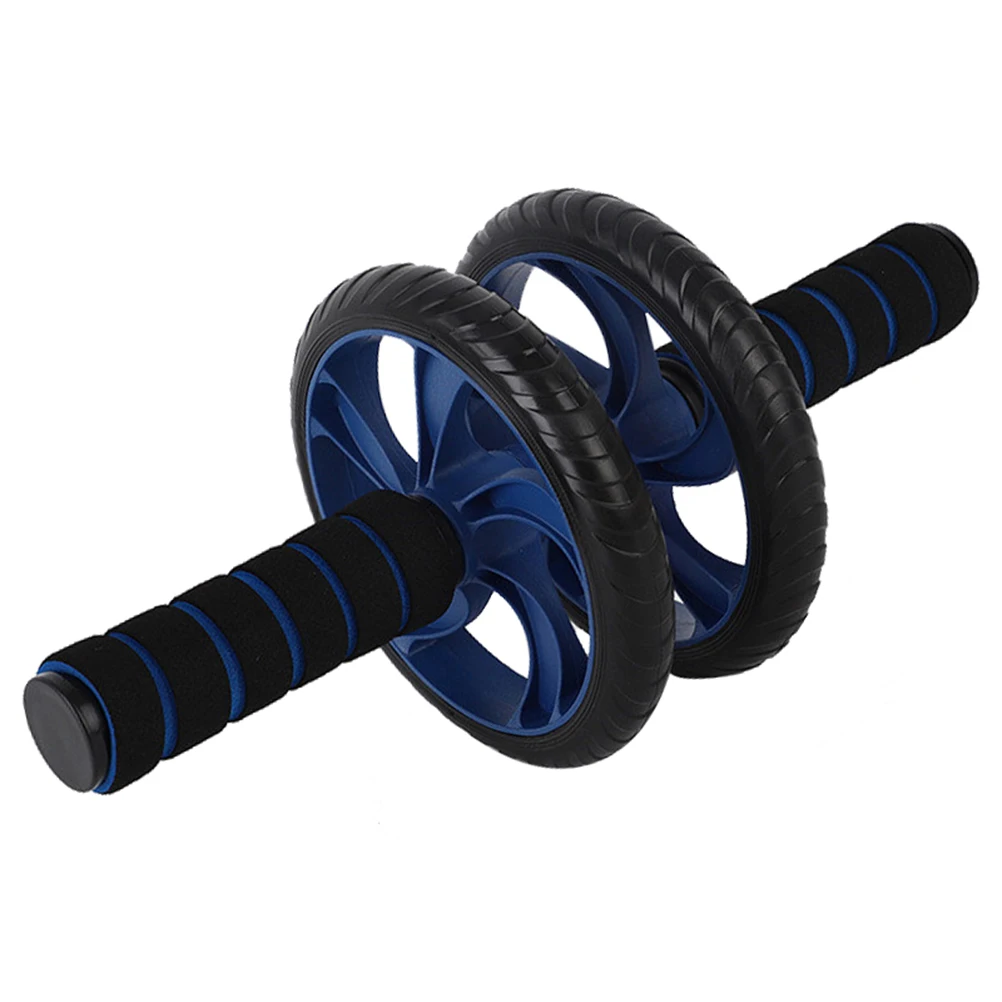 

Abdominal Wheel Muscles Workout Equipment Portable Device Durable Lightweight Non Slip Handles Dual Wheels Stability Burn