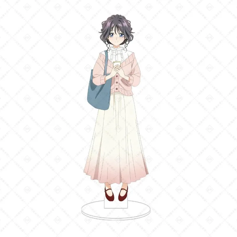 Anime Girl The Fragrant Flower Blooms ‌‌Kaoruko Waguri Acrylic Standing Model Plaque Desktop Decoration Fan Room Table Ornament