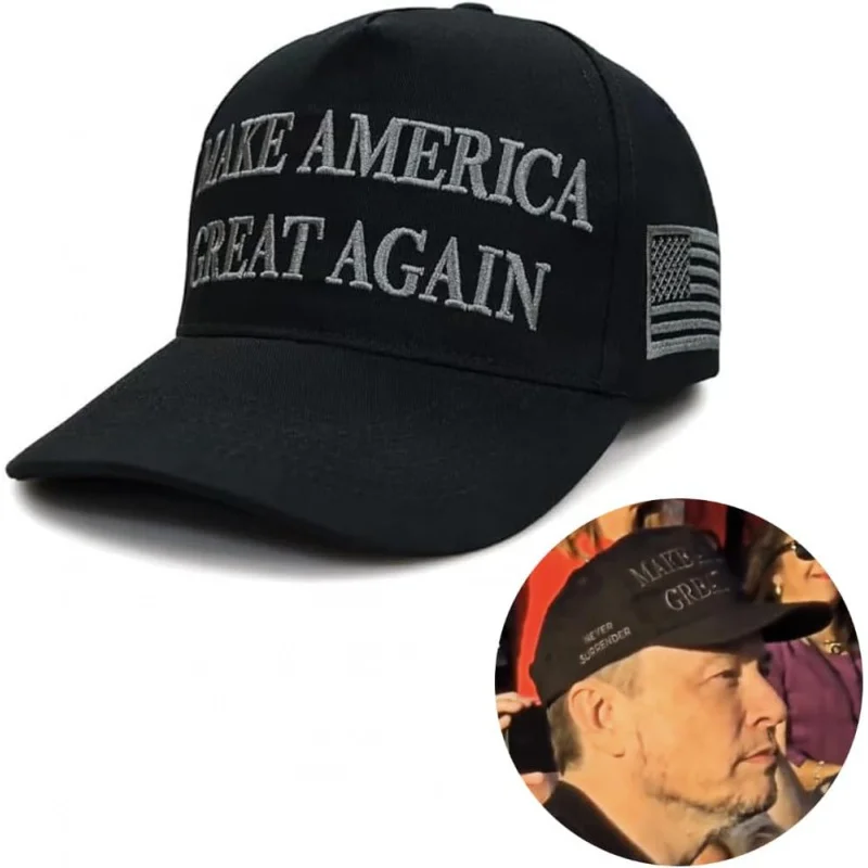 

Donald Trump 45-47 Never Give Up MAGA Hat 2024 Hat US Embroidered Adjustable Men's and Women's Baseball Hat