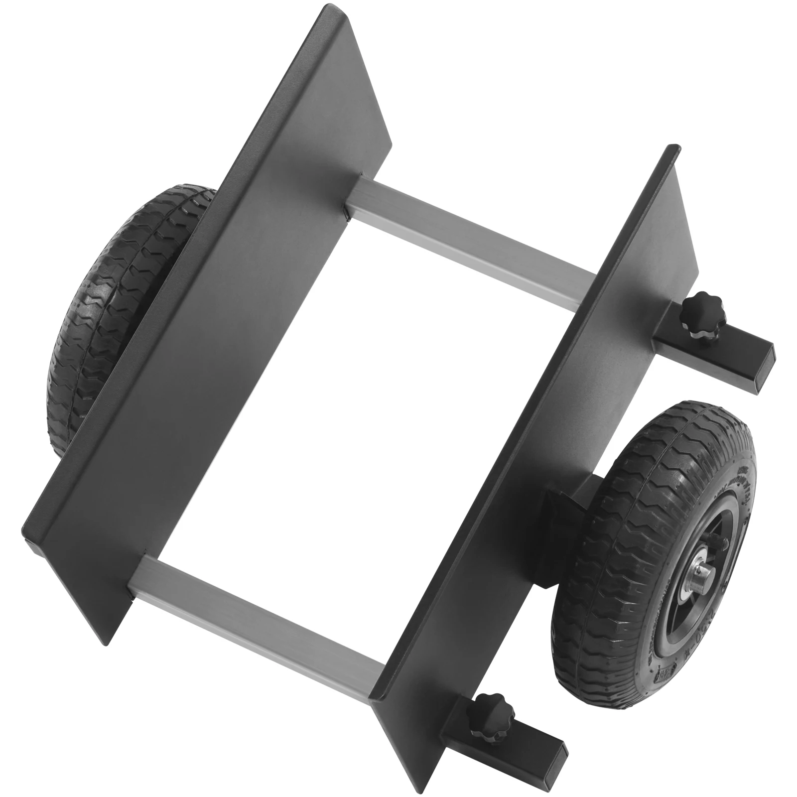 Heavy Duty Panel Slab Dolly Terrain Moving Cart Pneumatic Wheels Adjustable Clamp for Drywall Sheet Material Handling