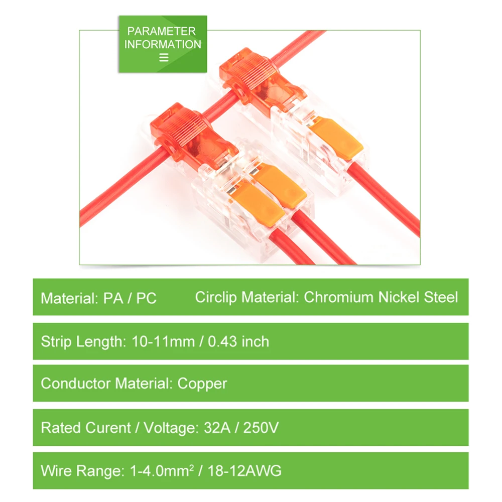 T-Type Stripping Free Splice Wire Connector With Lever Junction box For Led Lighting Electrical Wiring connectors Crimp Terminal