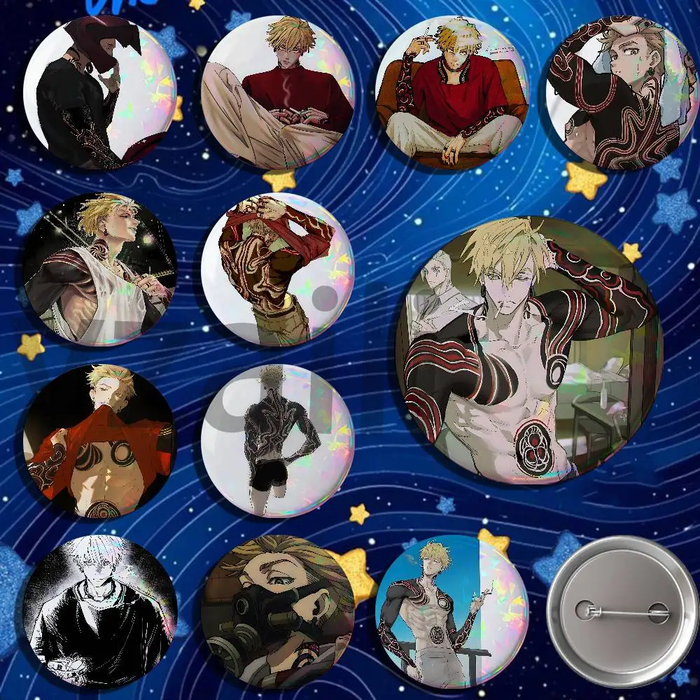 G-Gachiakuta E-Enjin Badges 25 32 44 58 75 mm Round Customizable Wholesale Fan goods Self-made fan freebies TH
