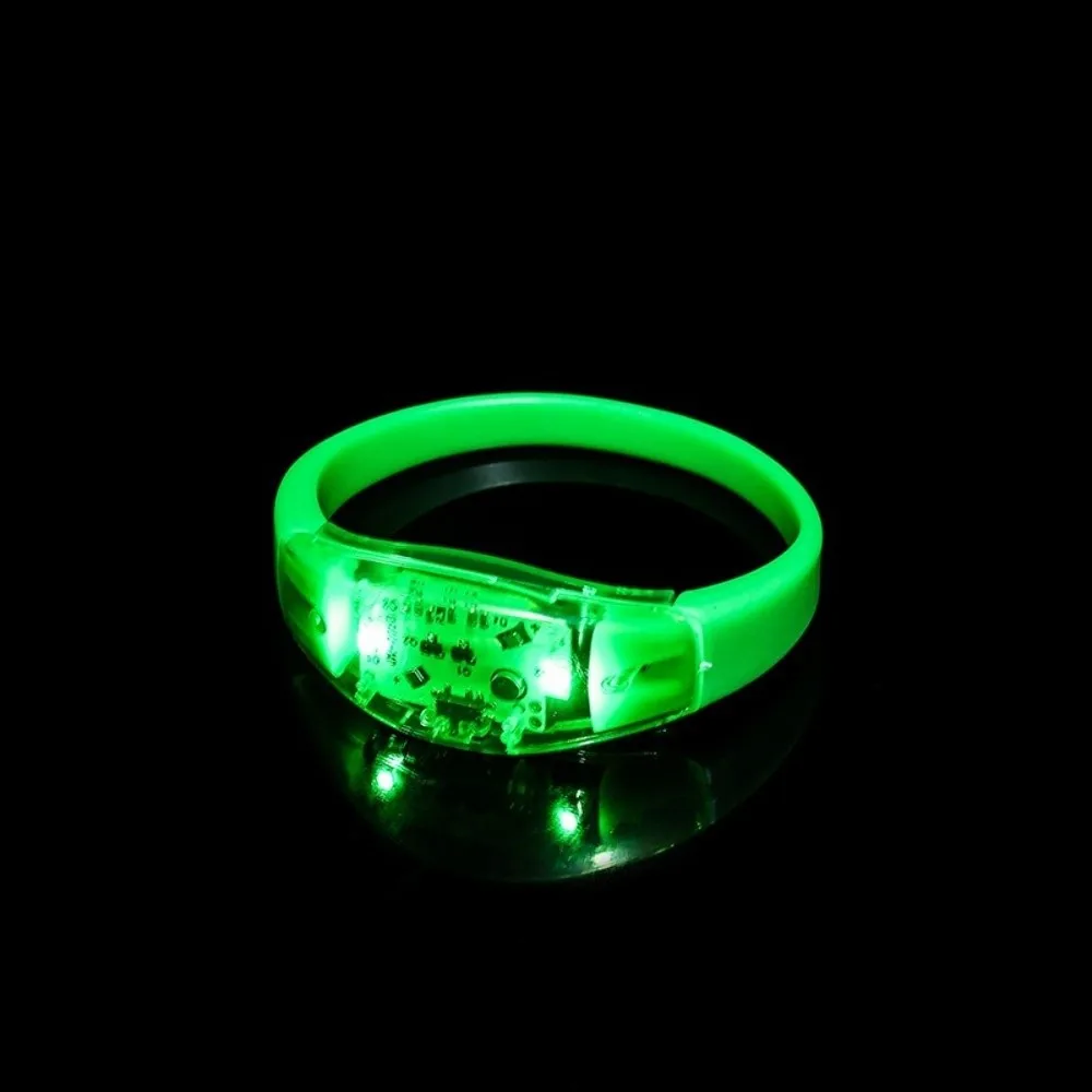 Gifts Silicone LED Glow Bracelets Creative Atmosphere Props Voice Controlled Flash Wristbands Funny Luminous Wristband Festivals