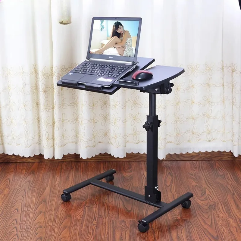 Tiger Dad Folding Laptop Computer Desk Bedside Movable Lifting Rotating Sofa Side Table Lazy Table Desk