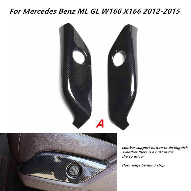 For Mercedes Benz ML GL W166 X166  2012-2015 Accessories Interior Moulding Trim Panel Decoration Cover Panel Stickers ABS