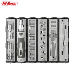 Hi Spec 34/75PC  Multifunctional Precision Screwdriver Ratchat combination Set Laptop Repair Tool Set small household driver