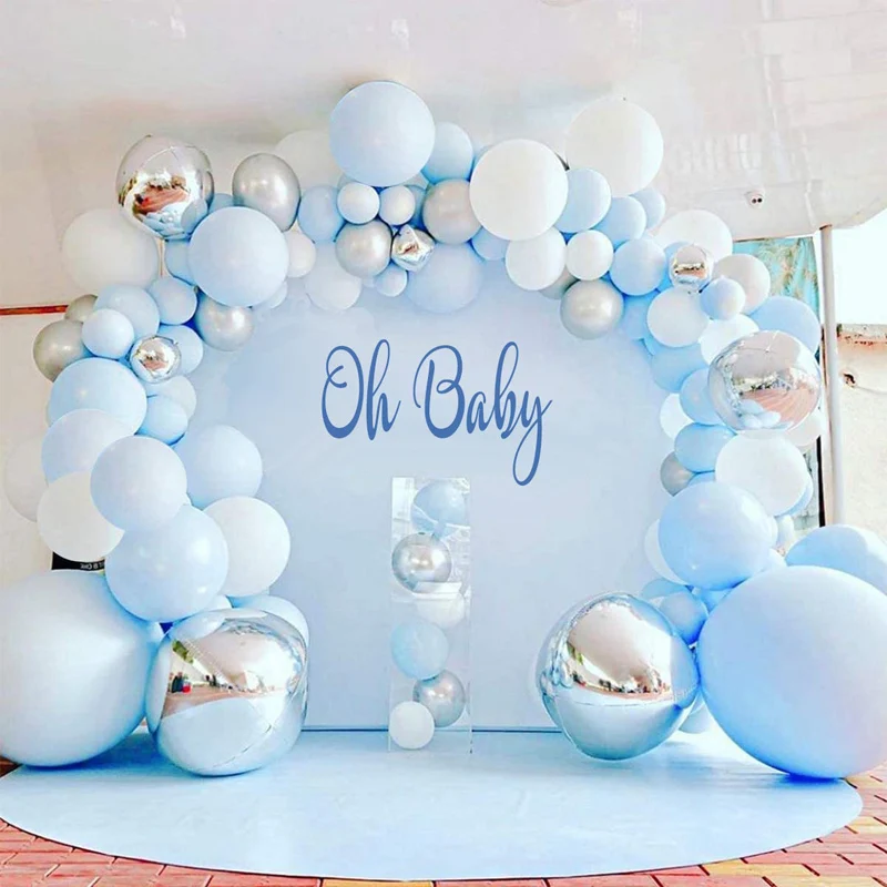 Gender Reveal Party Set Baby Shower Boy Decoration Birthday For Boy Bluey Arche ballon Gender Reveal Babyshower Decoration Kit