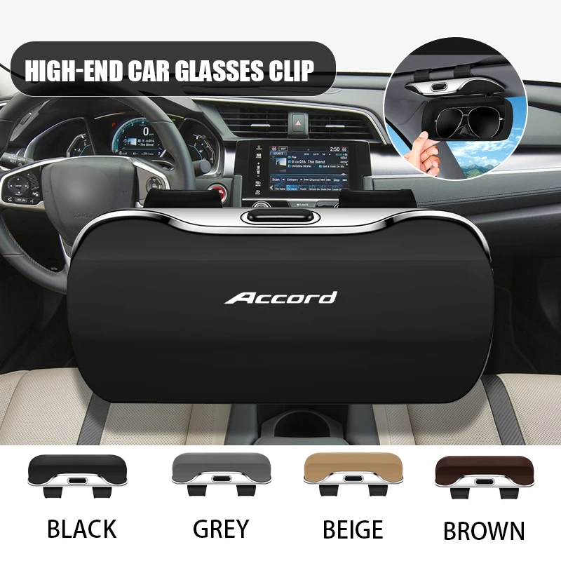 

For Honda Accord 10th Gen 11th Gen 8th Gen 9th Gen Key Accessories Car Visor Sunglasses Car Glasses Case Glasses Holder Clip Box