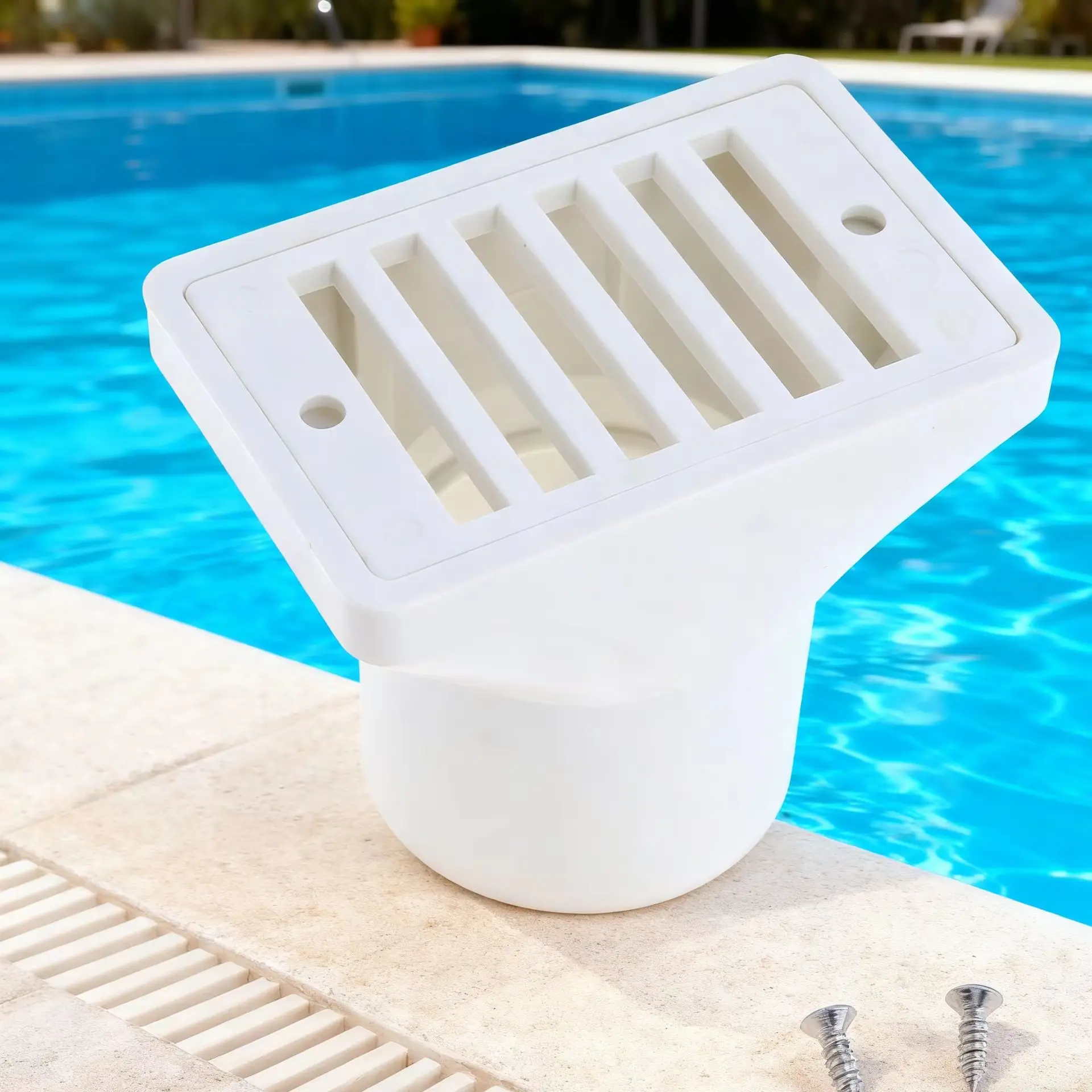 2 Inch Swimming Pool Plug-in Overflow Outl EMain Drain Cover, T Plug Anti-Clogging Drain