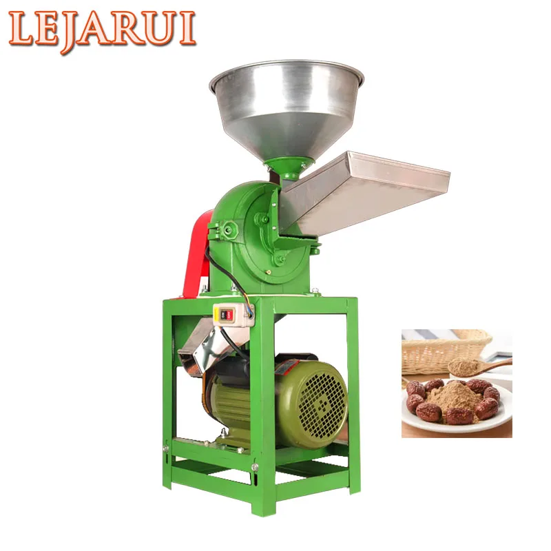 Grinder Turbo Mill Commercial Corn Soya Beans Feed Milling Machine Grinding Powder Ultra-Fine Stainless Steel Grain Crusher