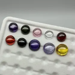 3~10mm AAAAA Round Shape Cabochon White , Voilet, Olive , Purple, Black, Pink Cubic Zirconia  Loose cz Stone bead