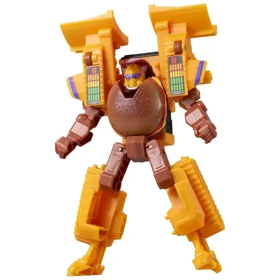 Bandai Unitrobo Apple Lobster Taxi Tree Bulldozer Burger Beetle Steam Action Figure Instant Transformation Robot Ornament Figure
