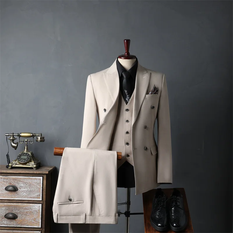 

M11114 Korean style business British style suit for men and groom