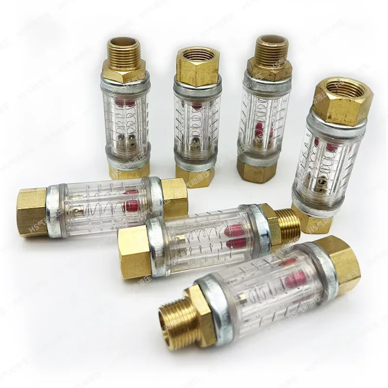 2PCS Water Flowmeter Quick Connector Flow Indicator Mold Industrial Accessories for Injection Machine Cooling System