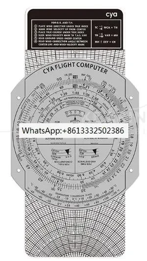E6B Aviation Aircraft Flight Computer Fixed Plotter