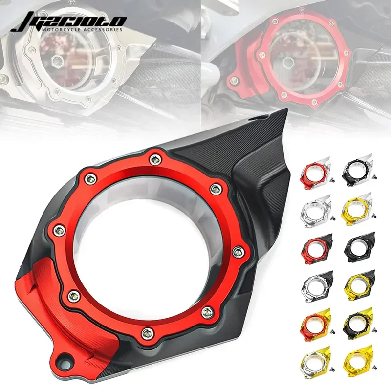 2026 Hot Sale Motorcycle CNC Intake Pulley Protector Engine Shield Gearbox Cover Accessories for VESPA GTS 250 300 2019-2023