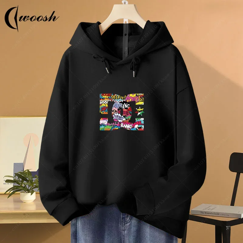 New Usa Luxury Brand Plus Size Men Women Hoodie Cotton Print Hoodies Sweatshirt Pullover Autumn Winter Streetwear Trend Clothing