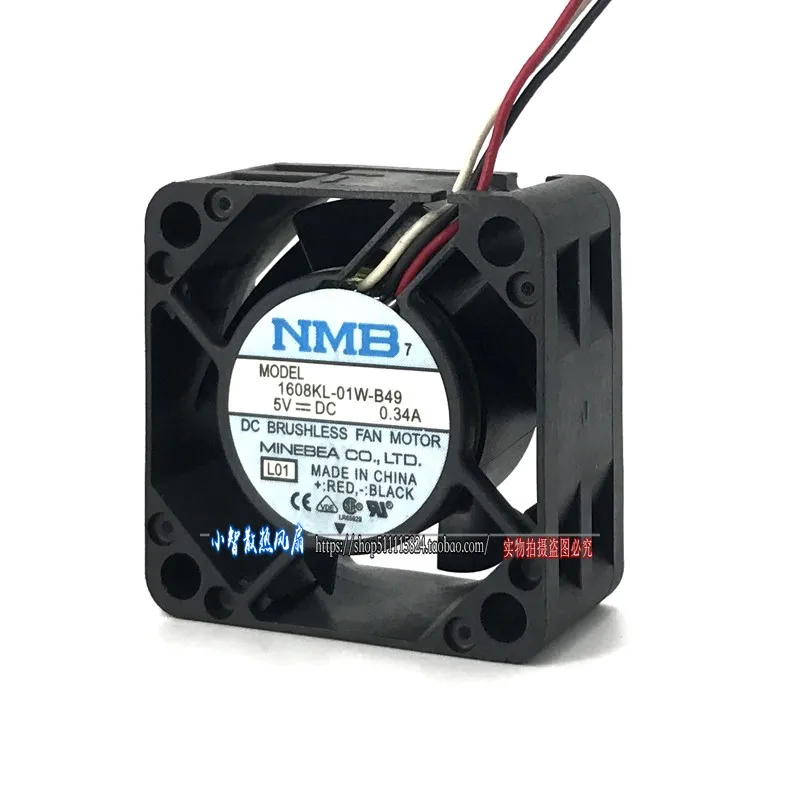 ORIGINAL 1608KL-01W-B49 5V 0.34A 4020 40*40*20mm NEW COOLING FAN RADIATOR