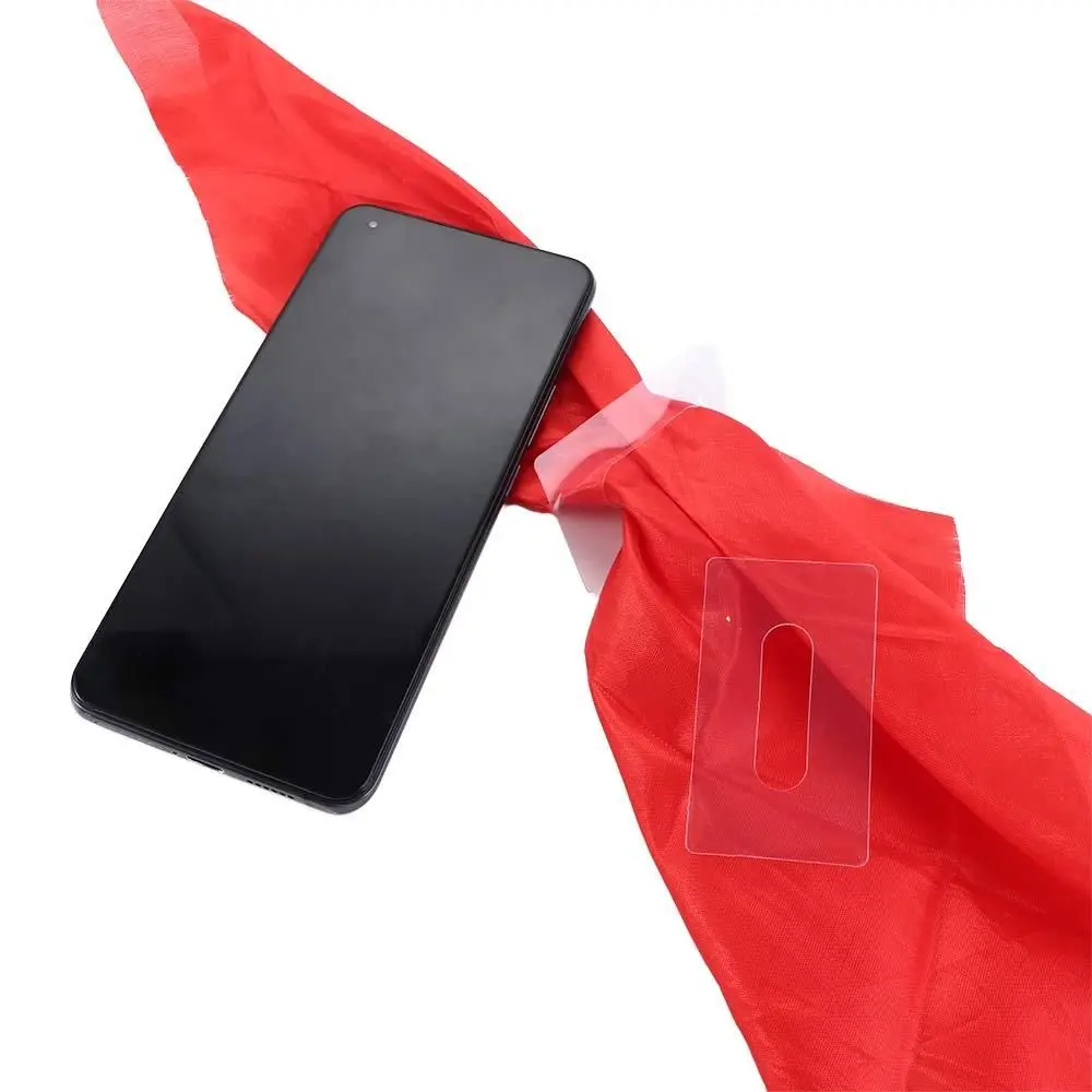 Easy To Do Interactive Magic Scarf Prop Through Phone Silk Magic Trick Silk Kerchief Magic Through Phone Magic Tricks Silk