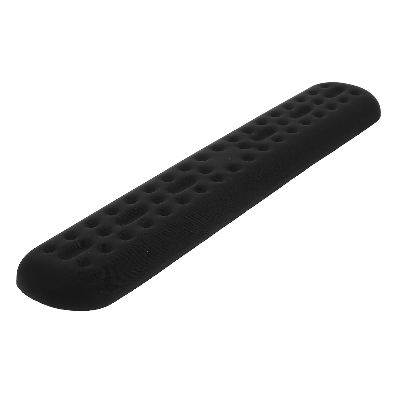 

Wrist Rest Memory Foam Black Long Keyboard Mouse Pad Ergonomic Support For Office Home Gaming Computer Desk Work