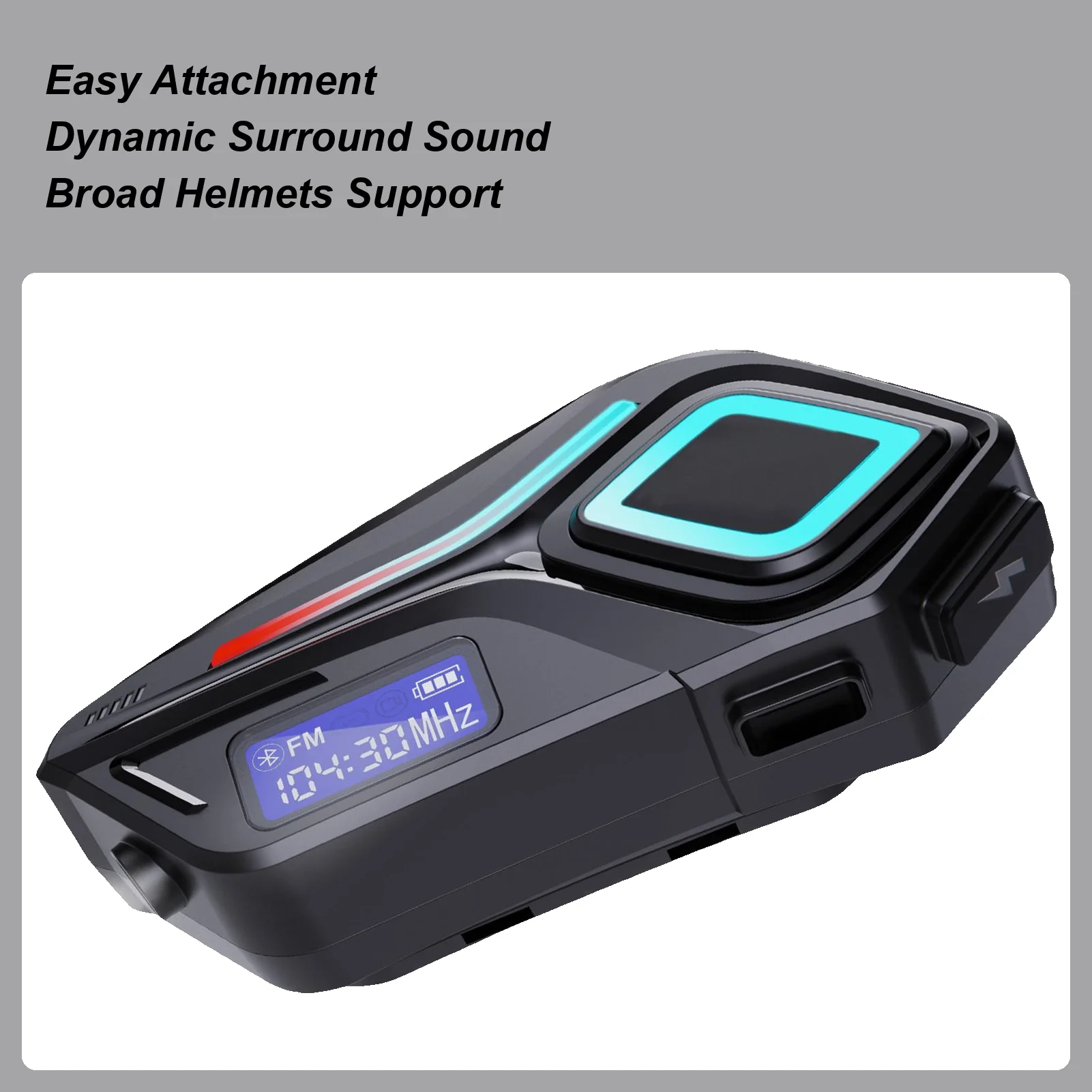 

Wireless Motorcycle Helmet Headset Motorcycle Headphones For All Helmets Motorbike Communication Systems With FM Radio Function