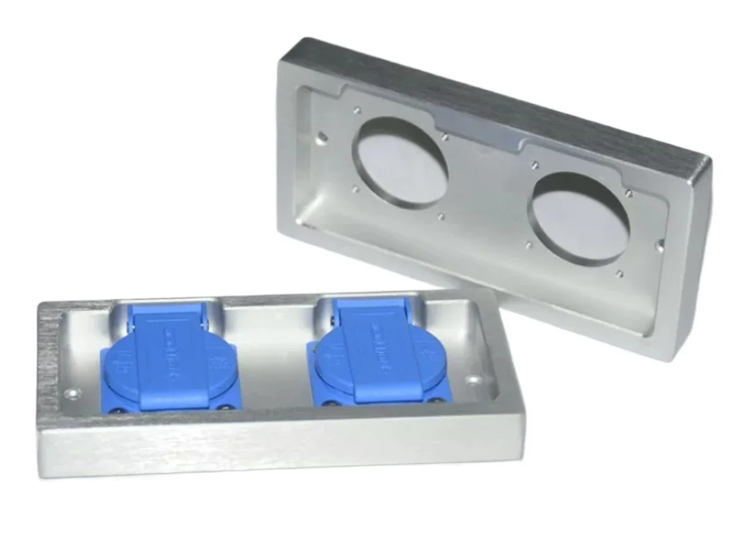 Suitable for  German  American Standard Socket 20mm Thick Double Aluminum Panel Wall Cover Home
